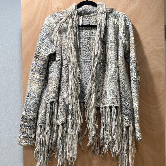 Free People fringe cardigan - Picture 1 of 7